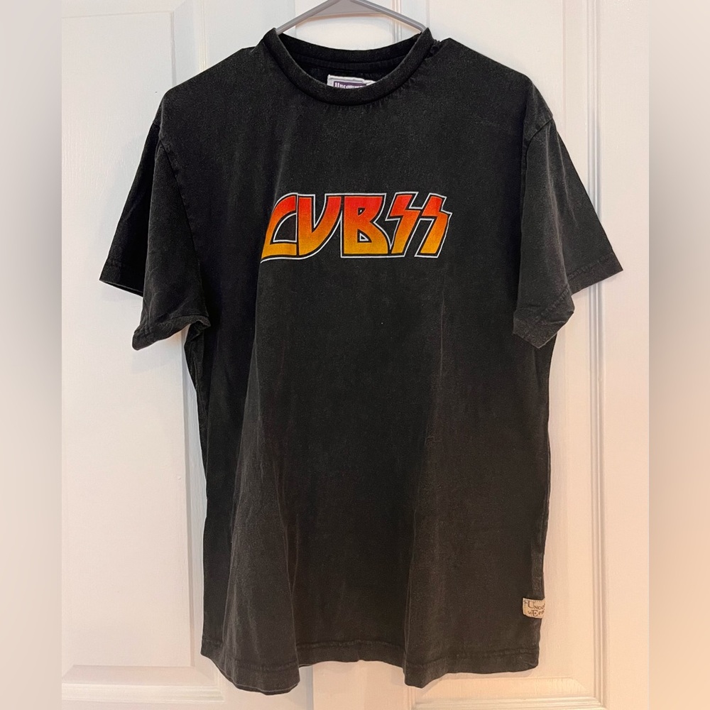 Cubs/Kiss mashup Black Graphic T-Shirt